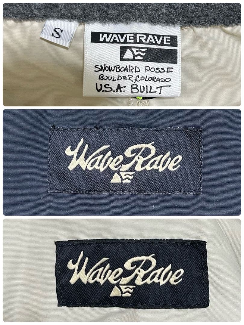 90s WaveRave スノーボード ナイロン ジャケット パンツ セット S