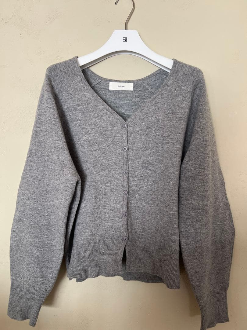 トップス ohotoro Volume Knit Cardigan