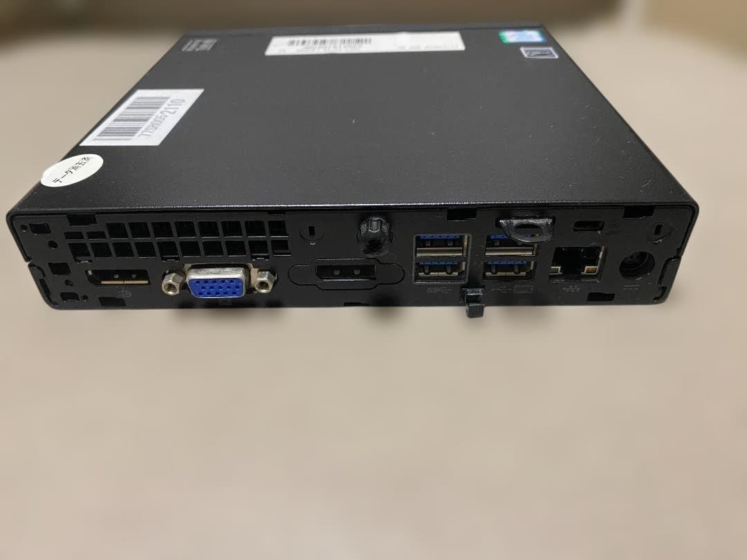 s*w様 HP EliteDesk 800 G2 DM SSD256GB メモリ