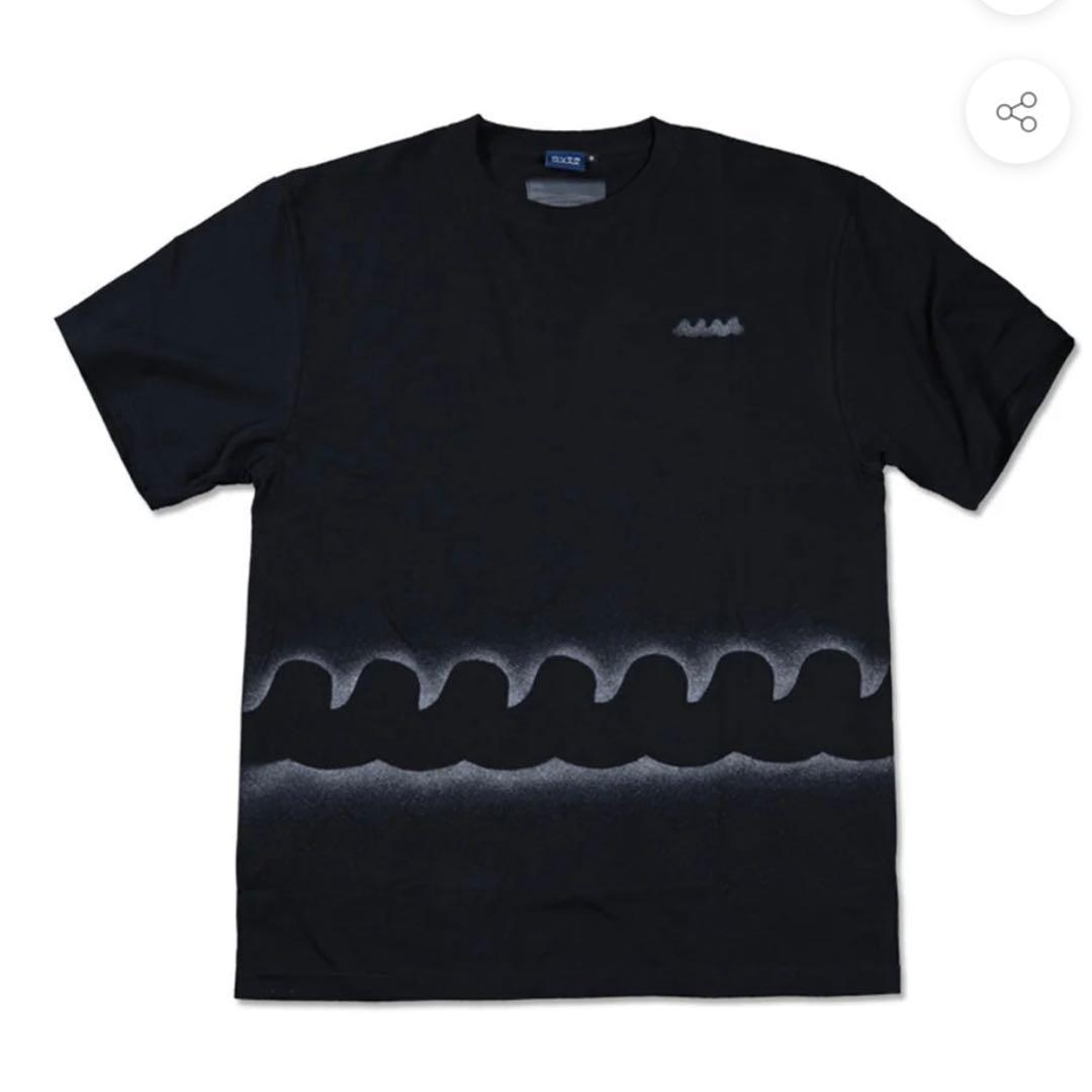 ACANTHUS x muta MARINE STENCIL TEE★ブラック