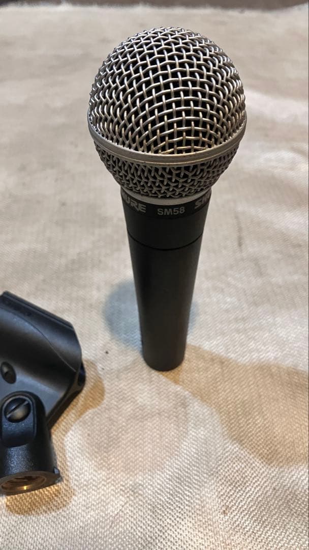 SHURE SM58 ダイナミックマイク 本体※ケース付 ※未使用品※超美品