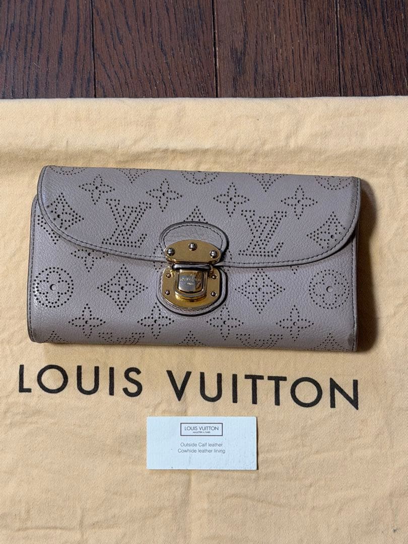 ルイヴィトン LOUIS VUITTON マヒナ 長財布 モノグラム