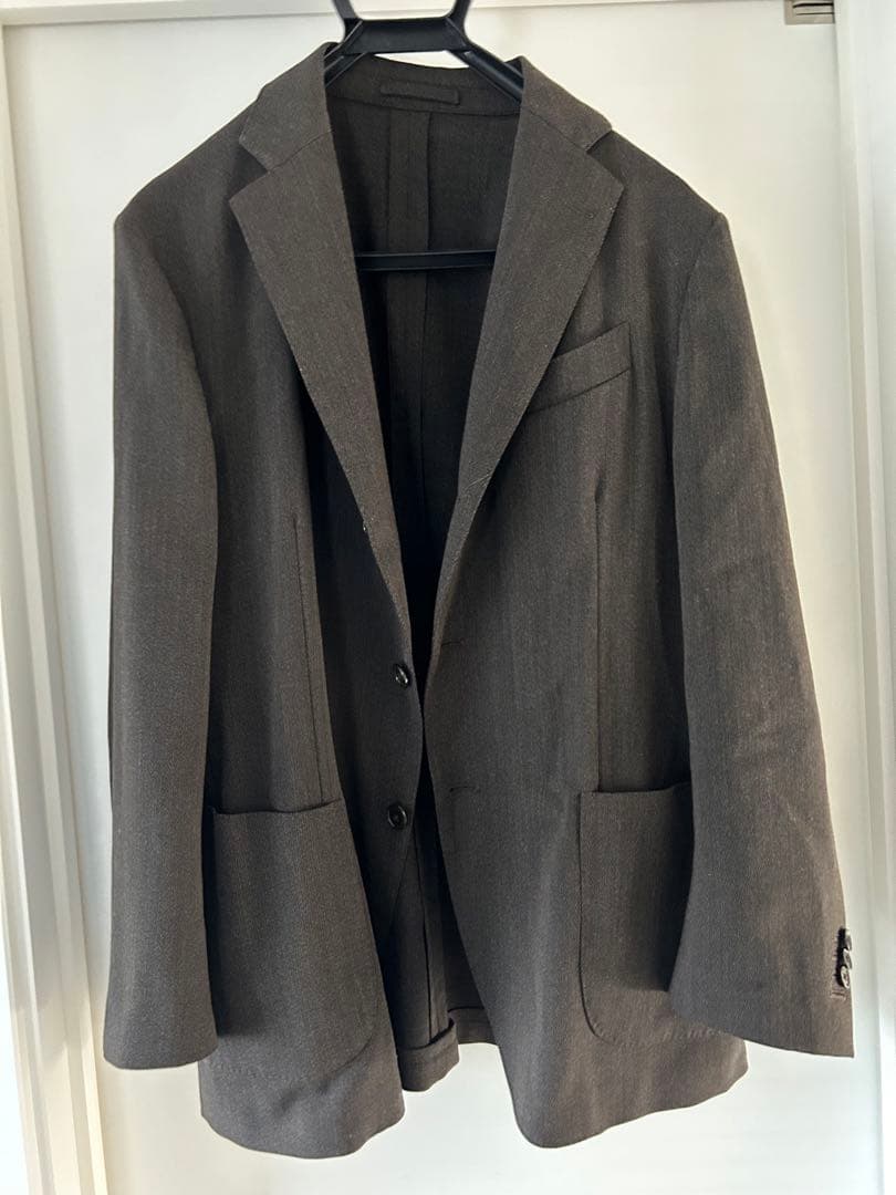 Lardini イージーウェア　セットアップ ダークブラウン　サイズ50