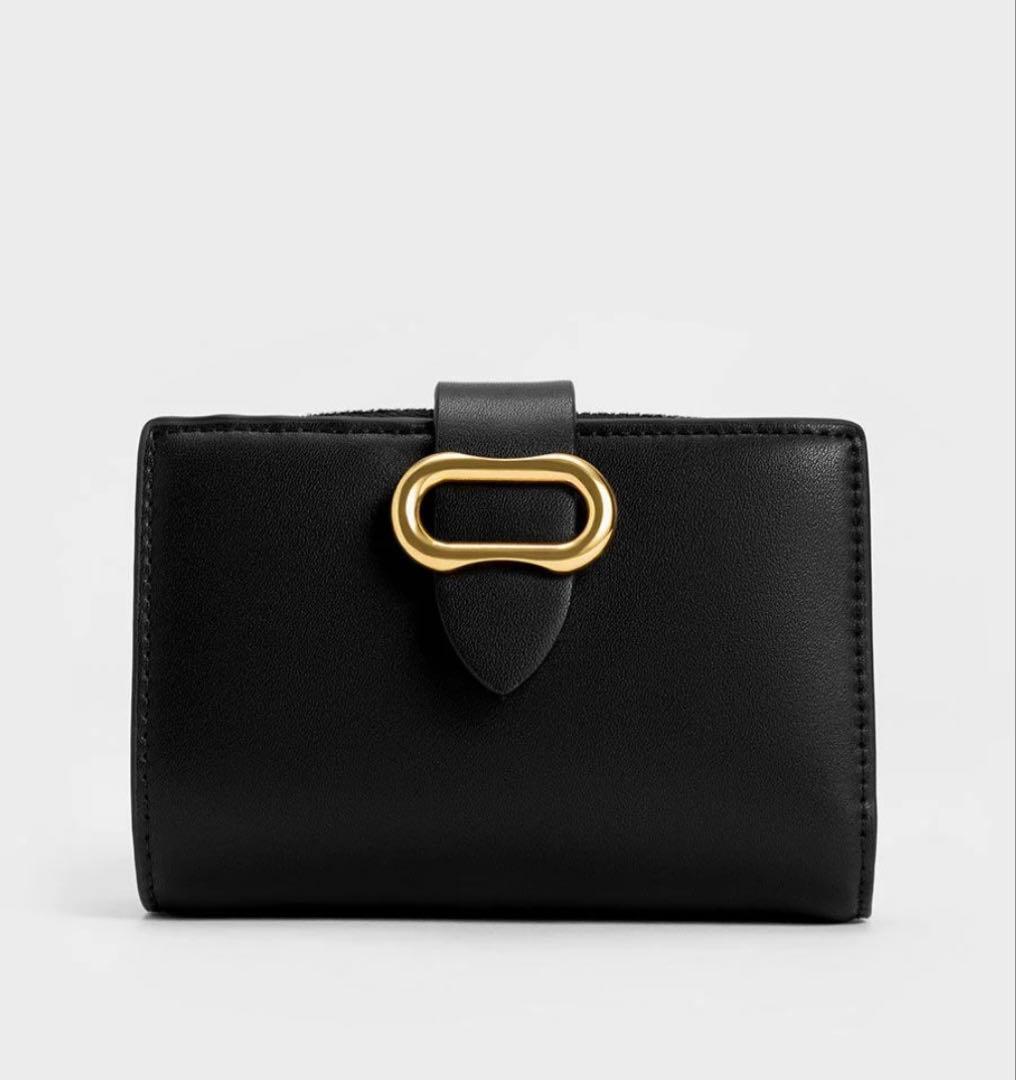 CHARLES & KEITH ダキ ベルトウォレット ブラック 新品未使用