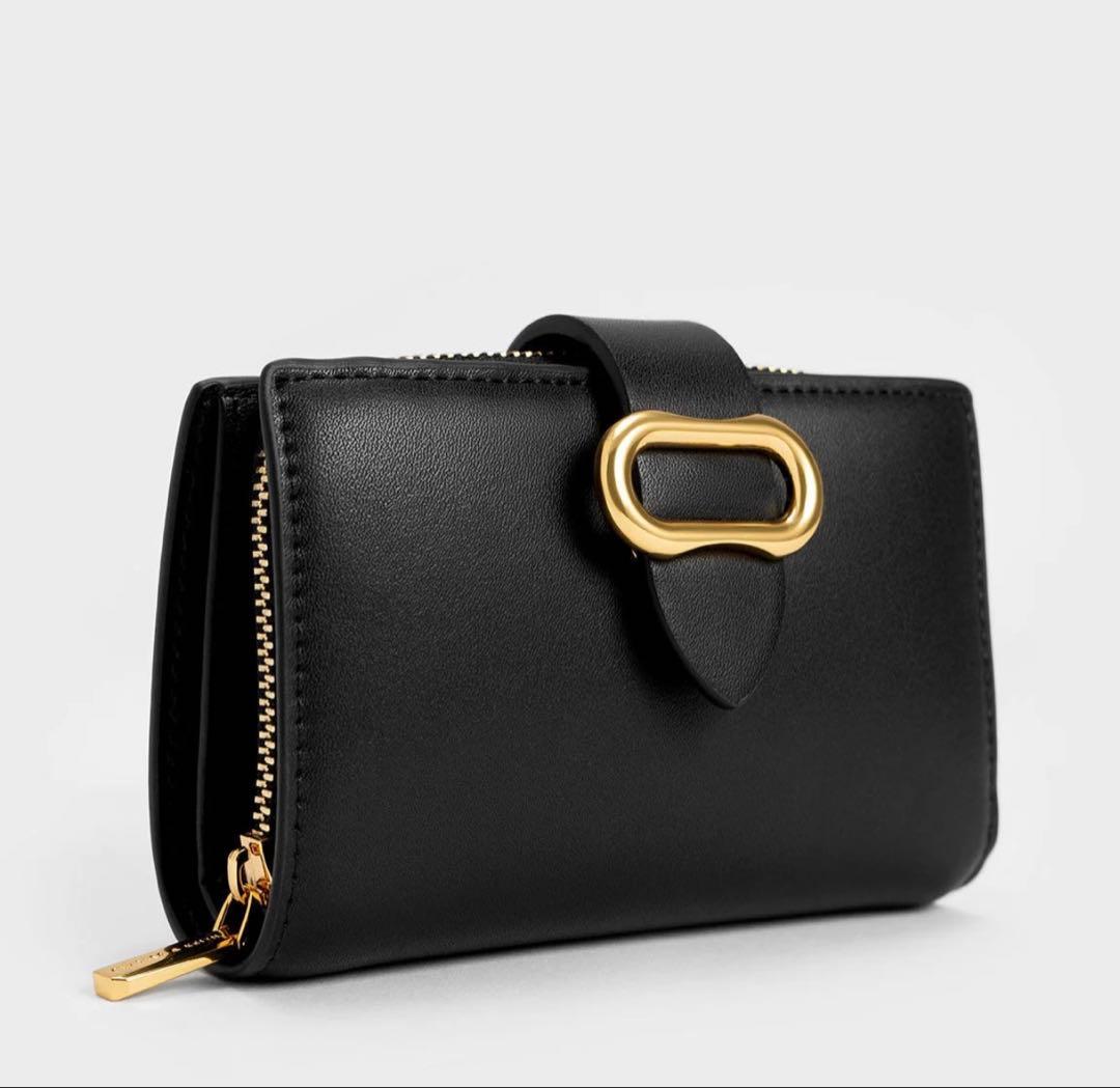 CHARLES & KEITH ダキ ベルトウォレット ブラック 新品未使用