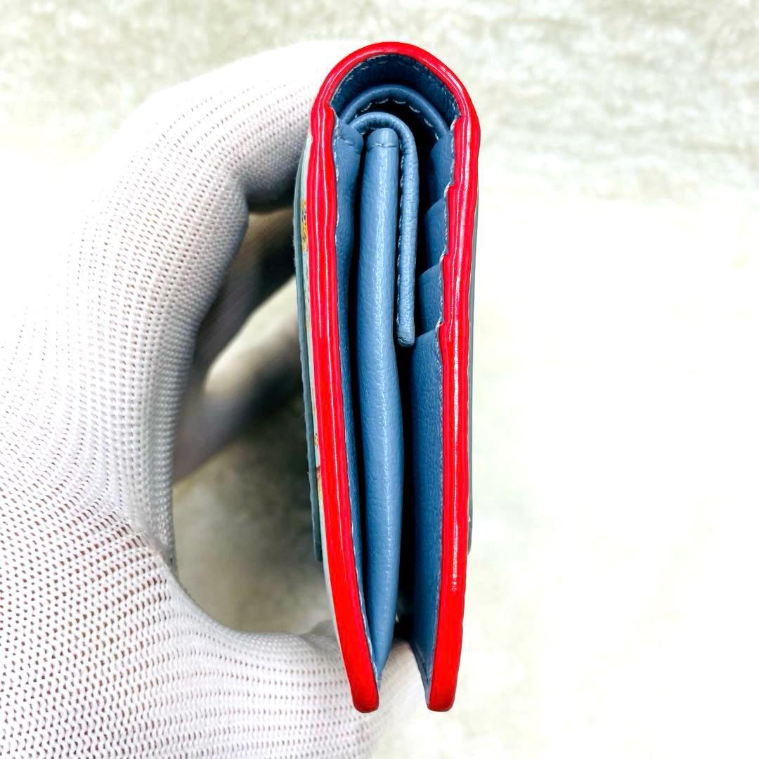 美品 希少 MARNI バイフォールドウォレット 2つ折り財布 トラ 付属品有