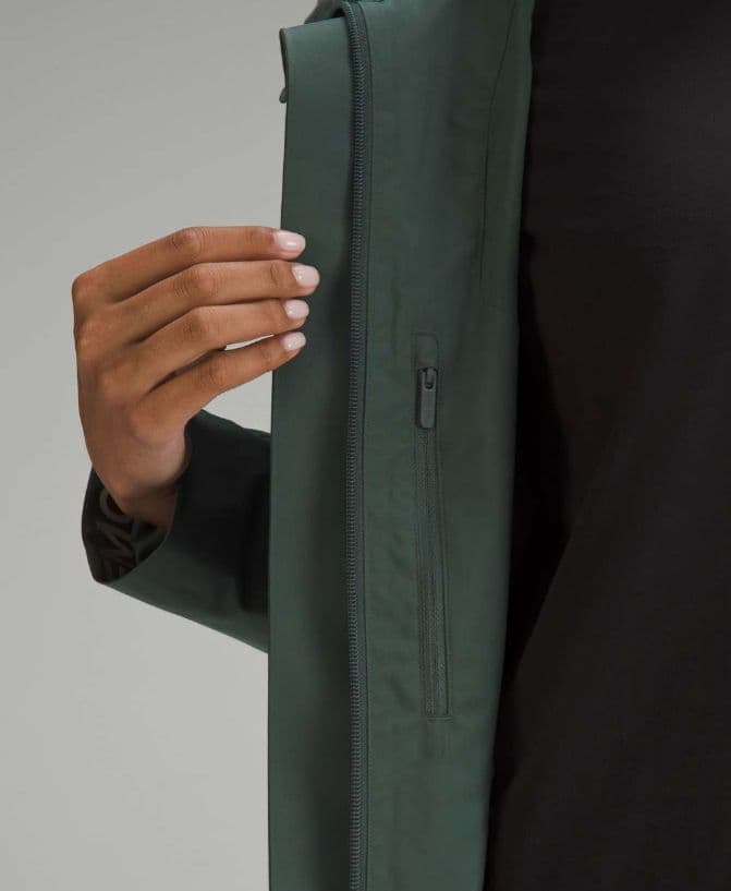 lululemon　ルルレモン　ロングコート　レインコート　撥水　6