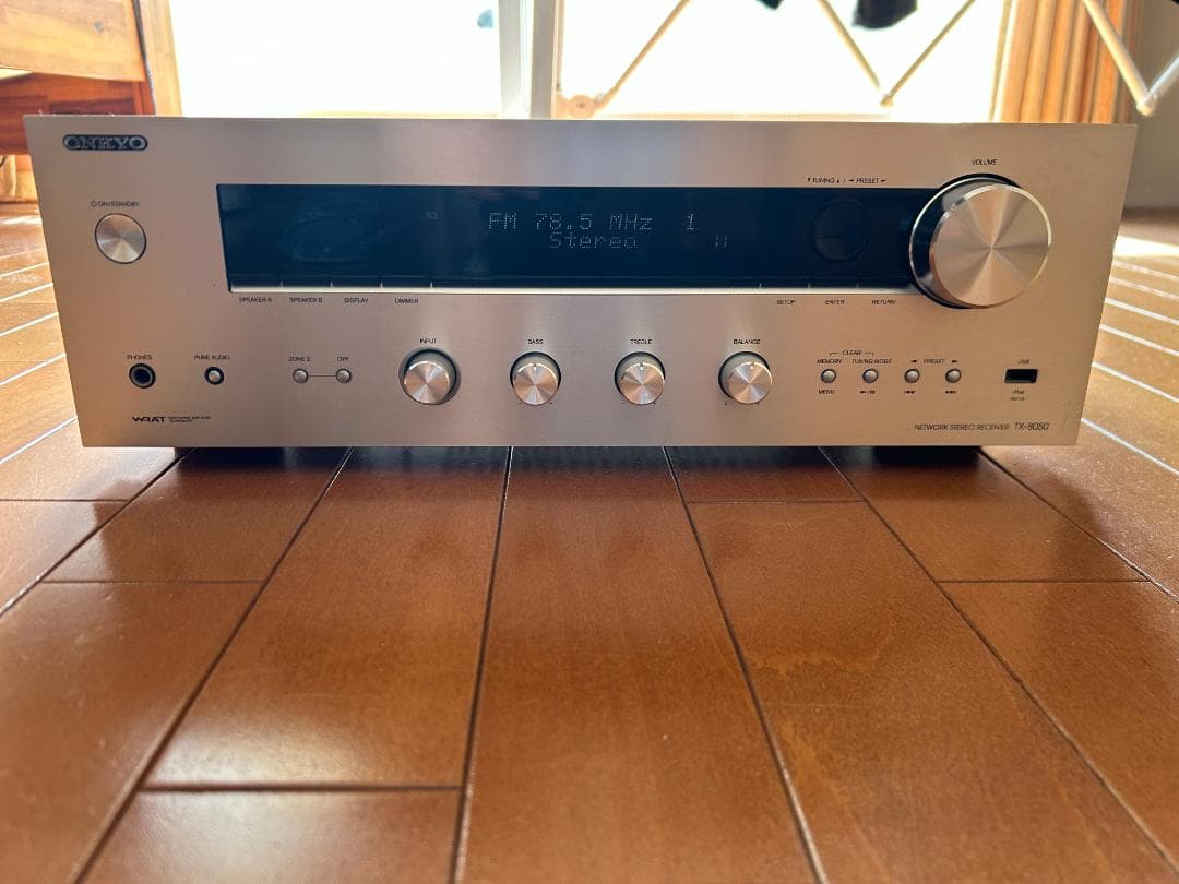 中古　ONKYO/ネットワークレシーバー/TX-8050(S)　アンプ
