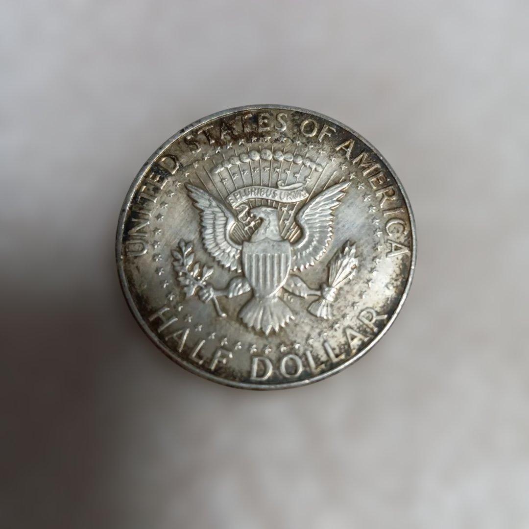 1964年 ケネディハーフダラー 銀貨 アンティーク【美品】