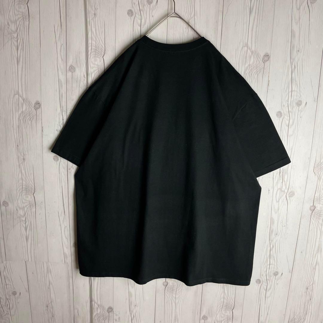 シュプリーム☆プリントロゴ tシャツ ブラック 2XL