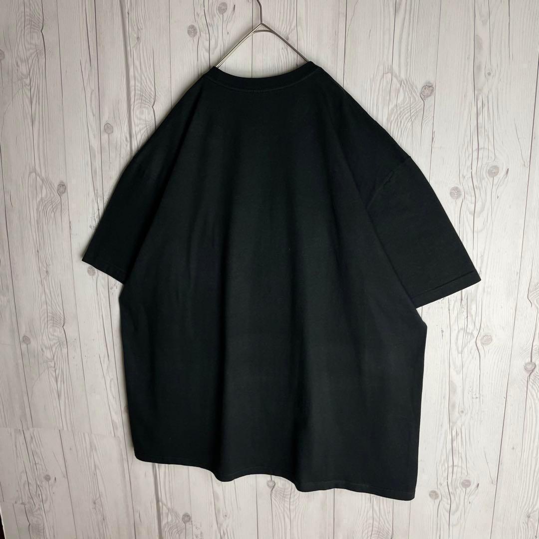 シュプリーム☆プリントロゴ tシャツ ブラック 2XL
