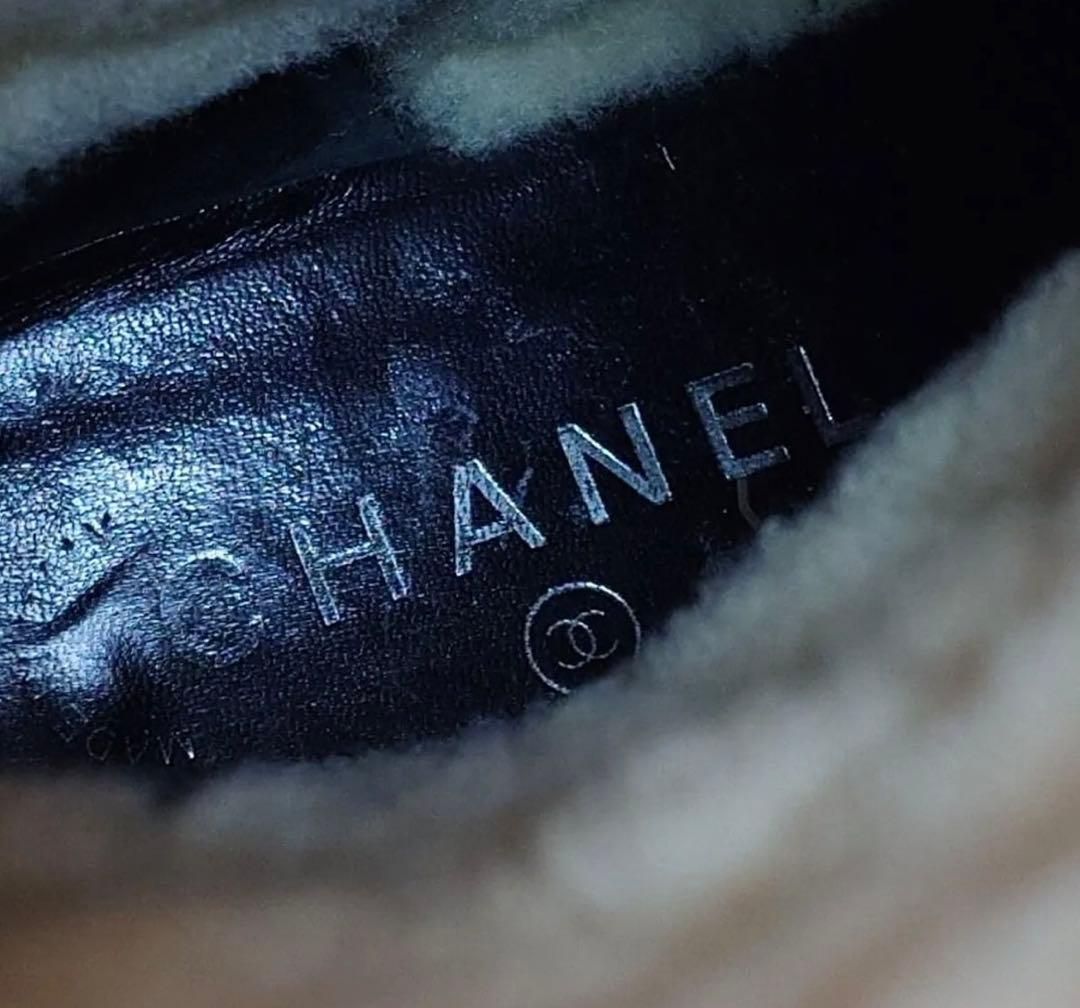 CHANEL キルティングショートブーツ 37 C