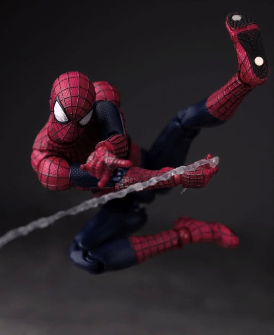 MAFEX アメイジングスパイダーマン ヘッドカスタム ヘキサゴンレンズホワイト