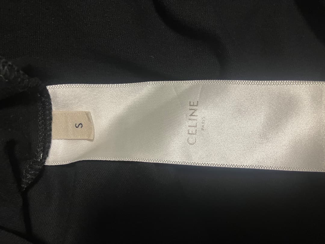 【美品】CELINE ブラック Tシャツ メンズ　サイズ：S
