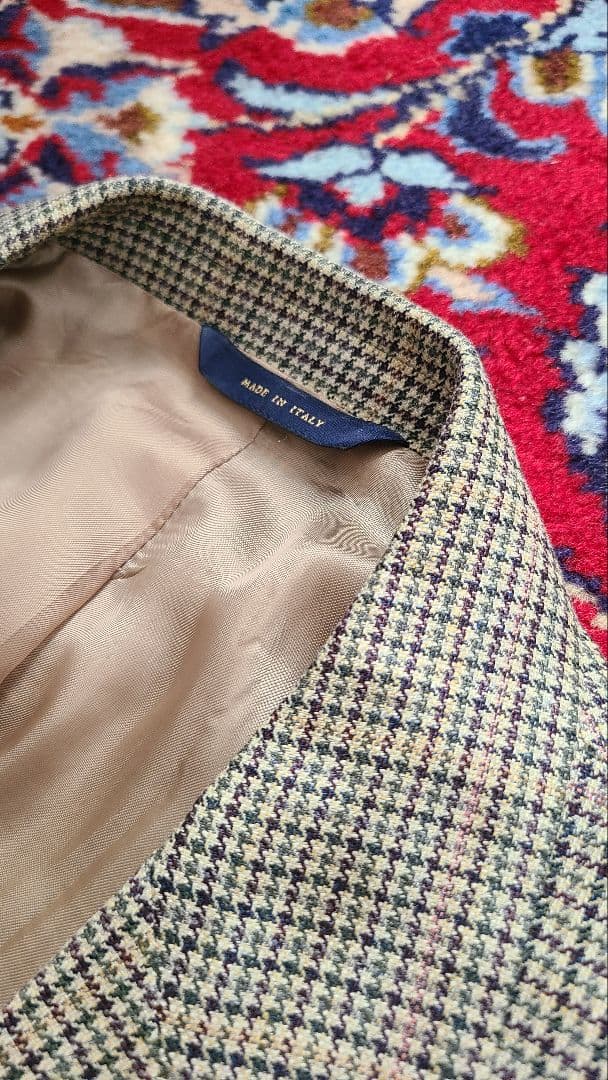 Brooks Brothers イタリア製　テーラードジャケット　シルクリネン