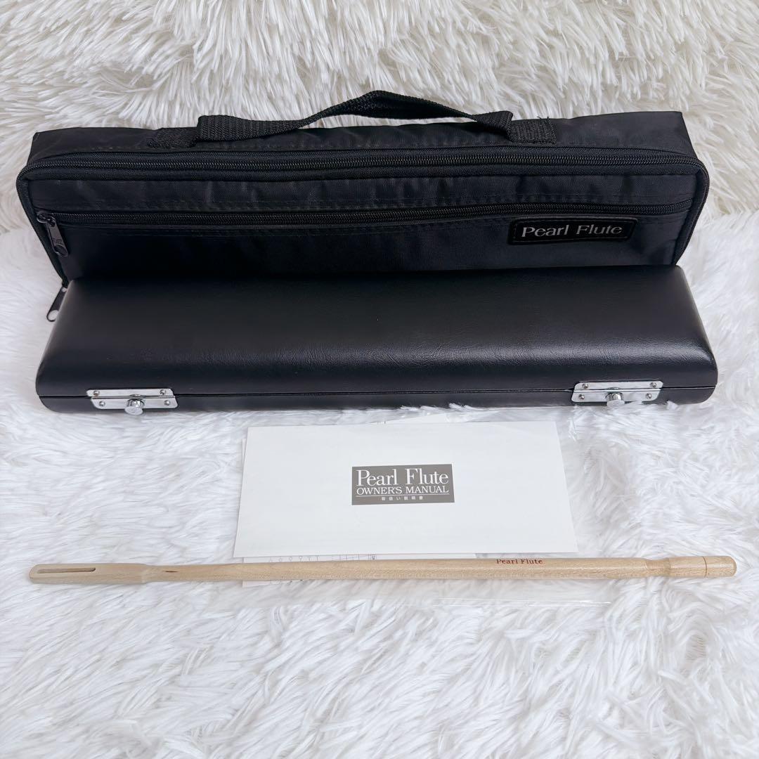 美品 Pearl Flute PF-525 フルート リッププレート銀製