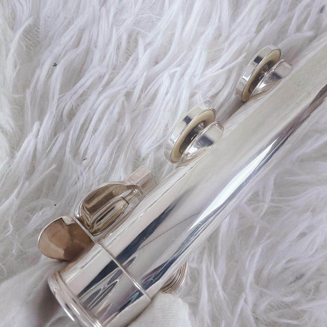 美品 Pearl Flute PF-525 フルート リッププレート銀製