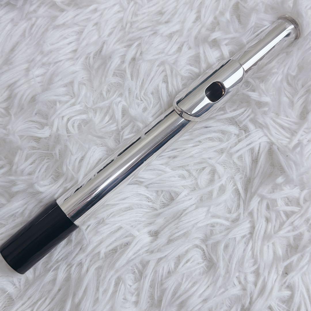 美品 Pearl Flute PF-525 フルート リッププレート銀製