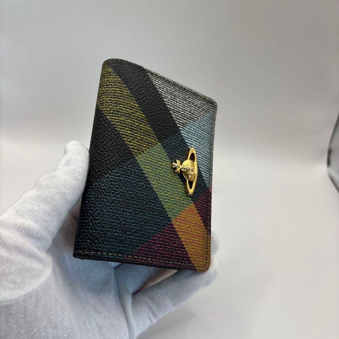 vivienne westwood 名刺入れ　カードケース　マルチカラーチェック