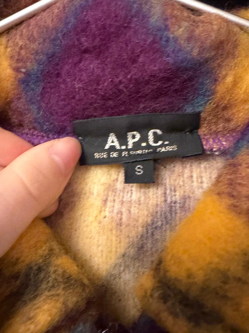 A.P.C. アーガイル パータン ウール ジャケット