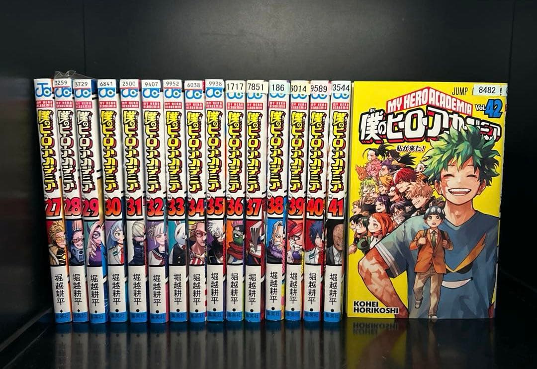 ▼全巻▲僕のヒーローアカデミア 全42巻 中古美品＆レンタルアップ美品