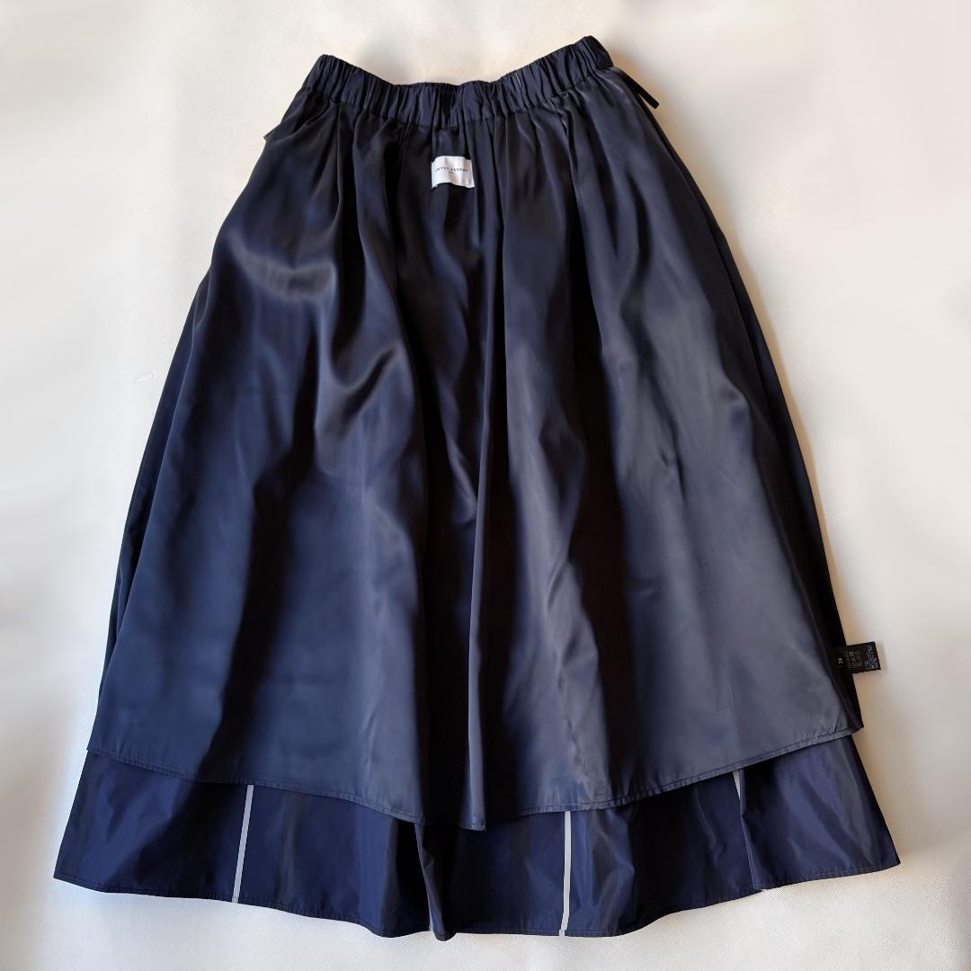 チェック タフタ ギャザースカート　size38　UNITED ARROWS