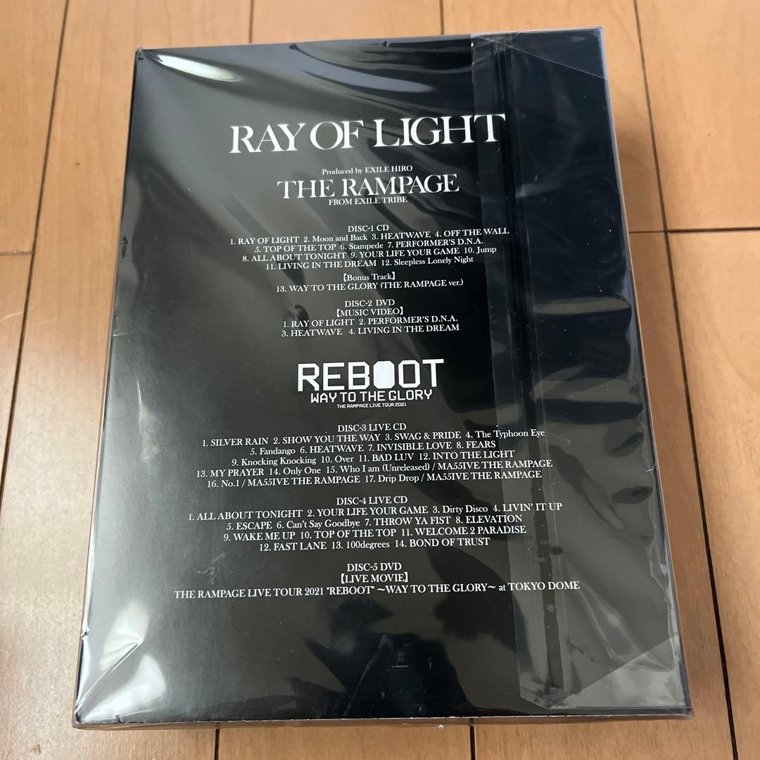 RAMPAGE  「RAY OF LIGHT」 3CD 2DVD アルバム