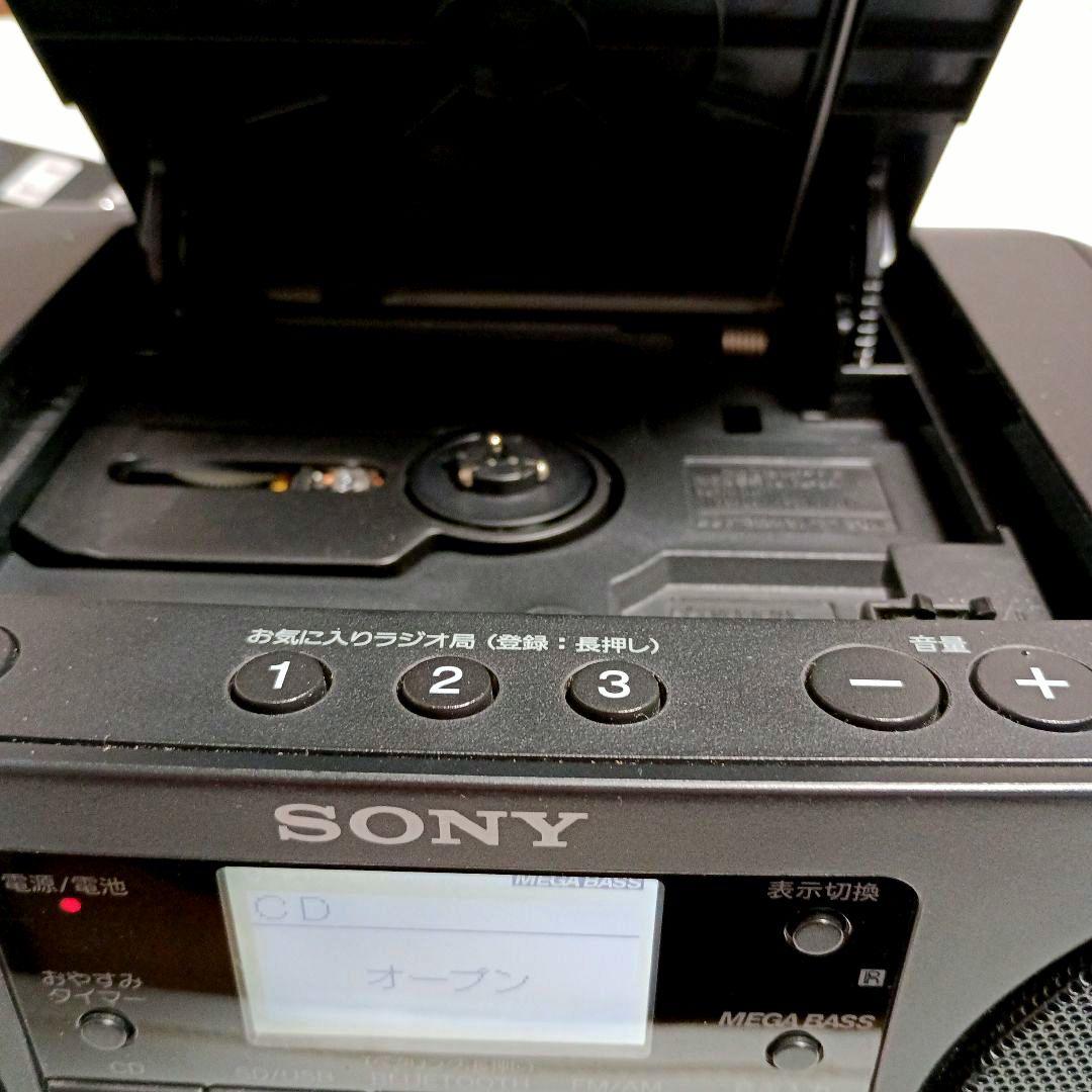 SONY ZS-RS80BT ポータブルCDプレーヤーリモコン説明書付