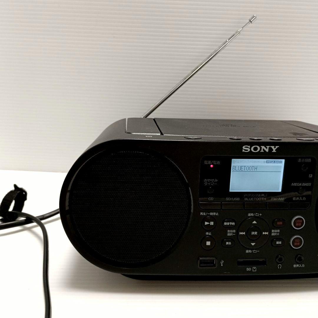 SONY ZS-RS80BT ポータブルCDプレーヤーリモコン説明書付
