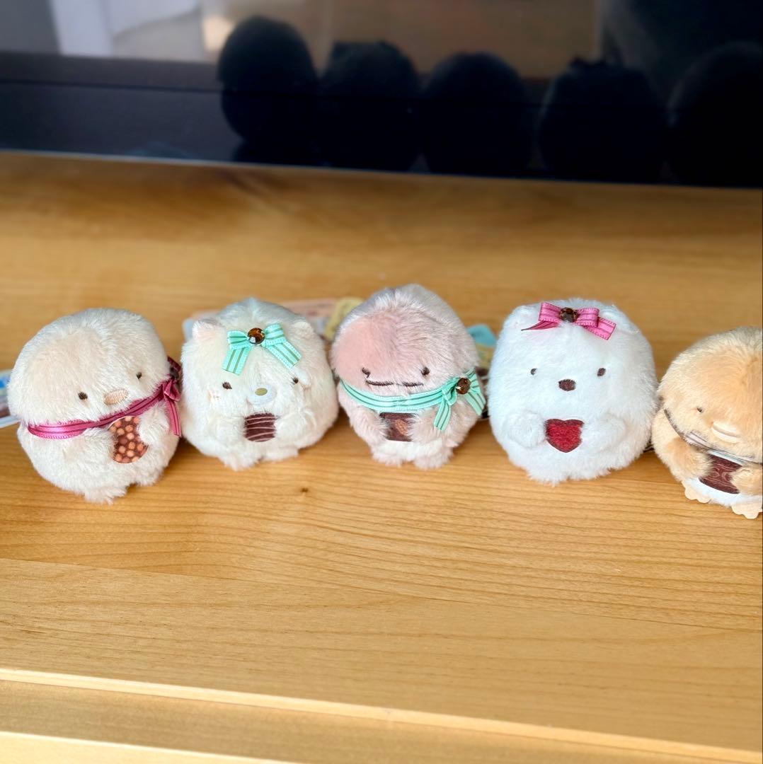 すみっコぐらし チョコレートすみっコ てのりぬいぐるみ 5点セット【新品未使用】