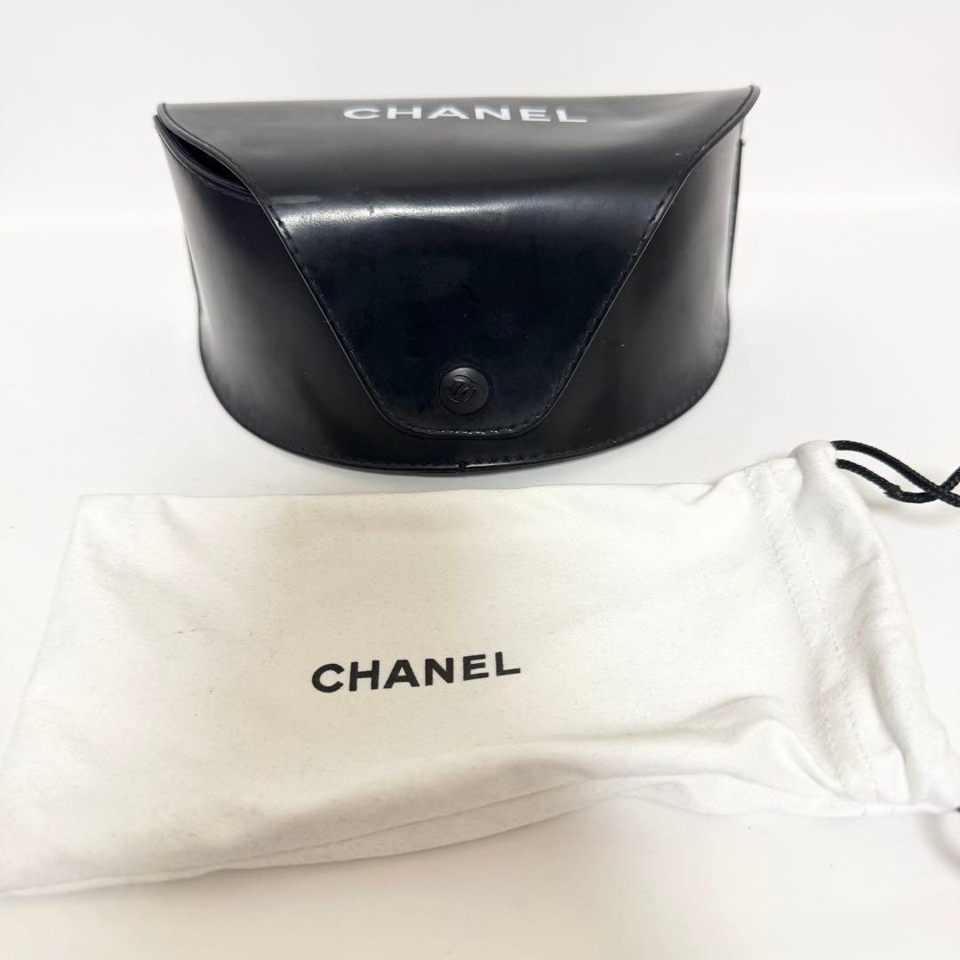 CHANEL サングラス ココマーク ホワイト アイウェア 箱付き フレーム