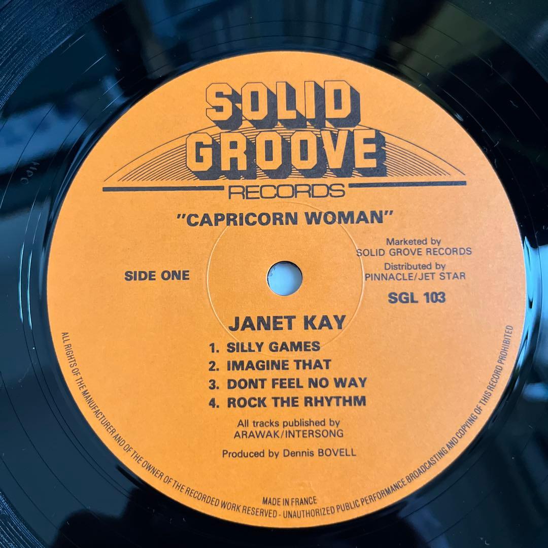 超美品Janet Kay Capricorn Woman オリジナル盤　レコード