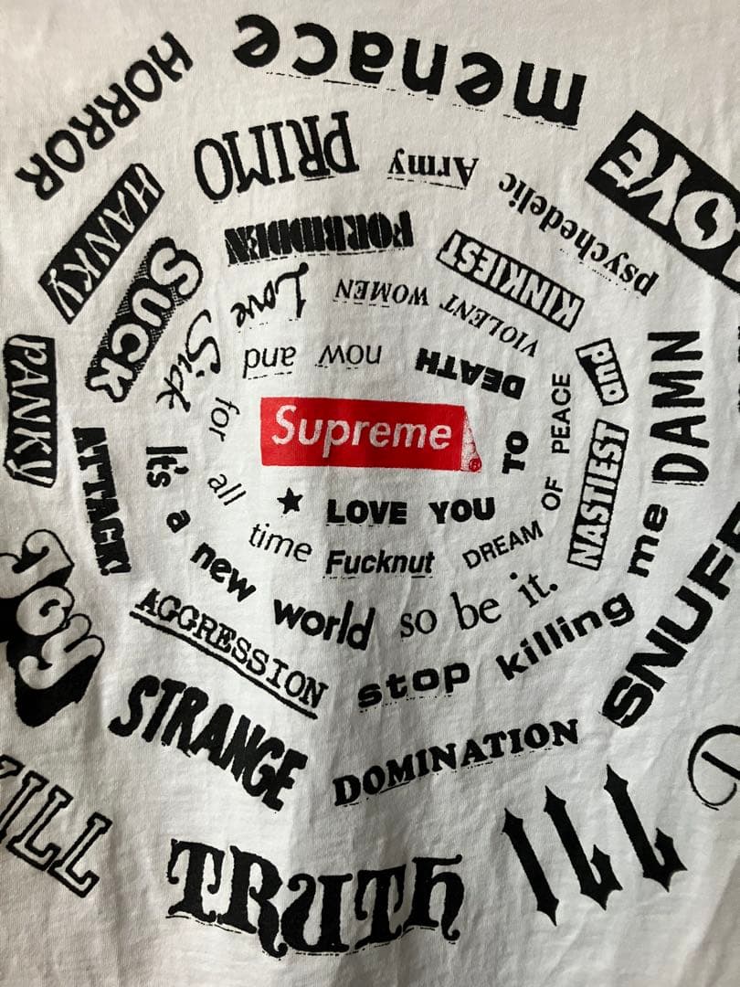 ネネ★美品★supreme Tシャツ ホワイト/S