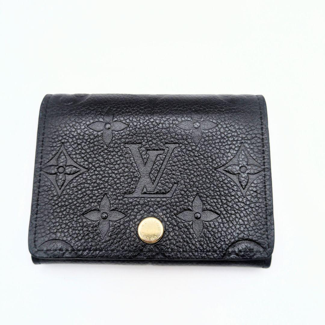 IC搭載 極美品✨ルイヴィトン 名刺入れ アンヴェロップ アンプラント 黒