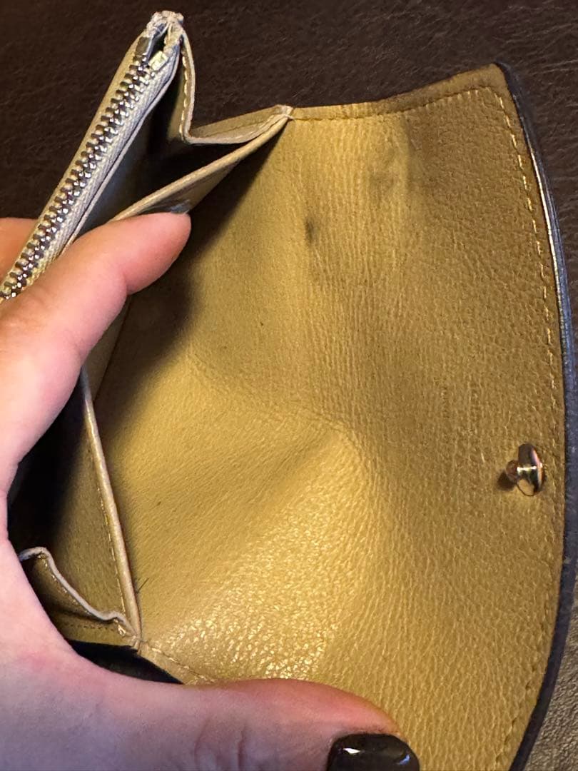 LOUIS VUITTON マヒナ　財布 ベージュ