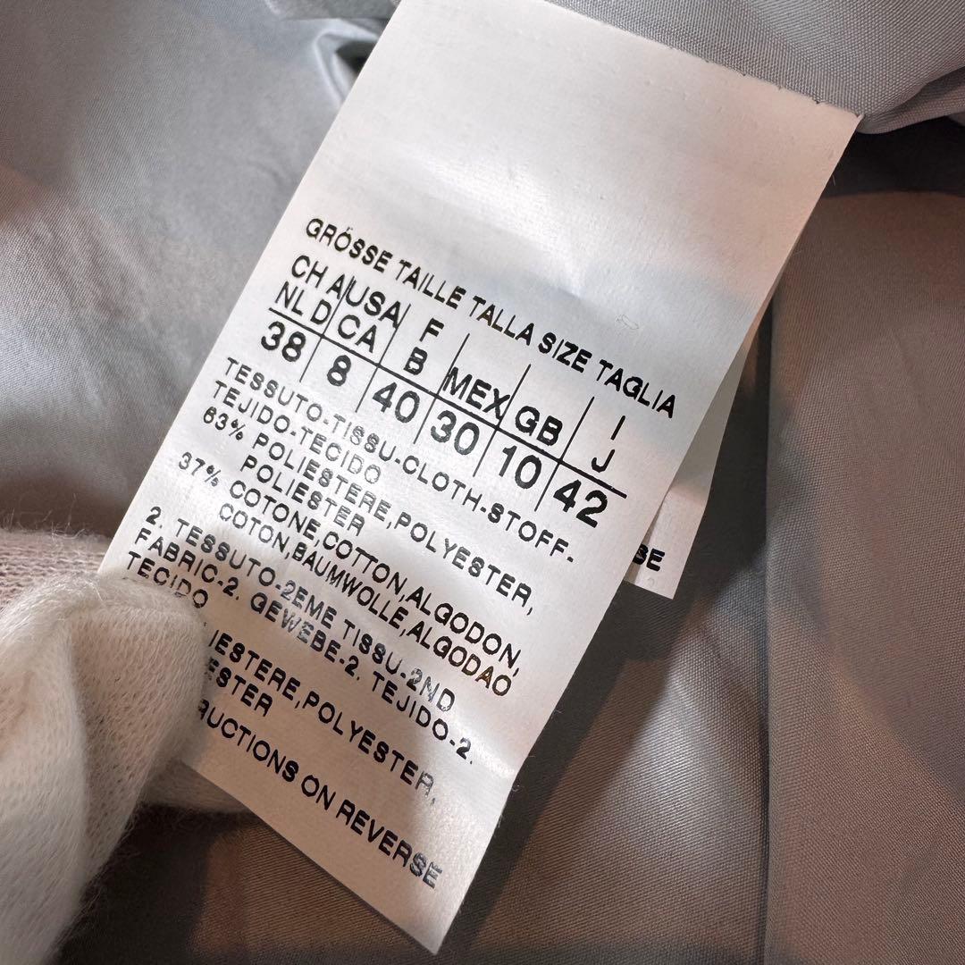 希少 美品 大きいサイズ MaxMara トレンチコート　春レインウェア　銀タグ
