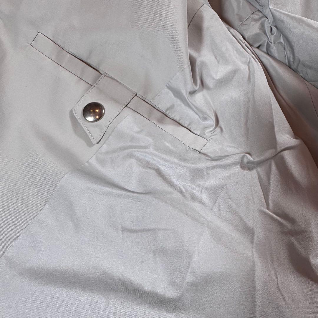 希少 美品 大きいサイズ MaxMara トレンチコート　春レインウェア　銀タグ