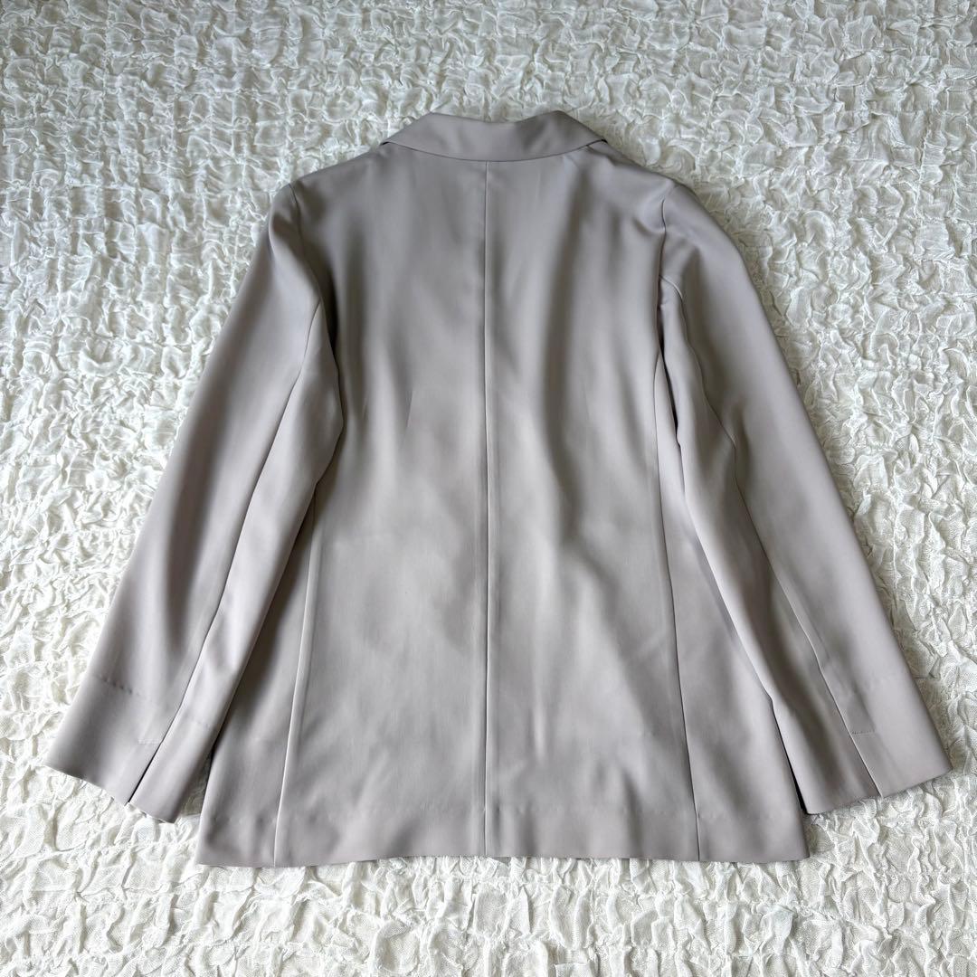 アンタイトル ライトウェイトダブルブレストジャケット グレージュ L