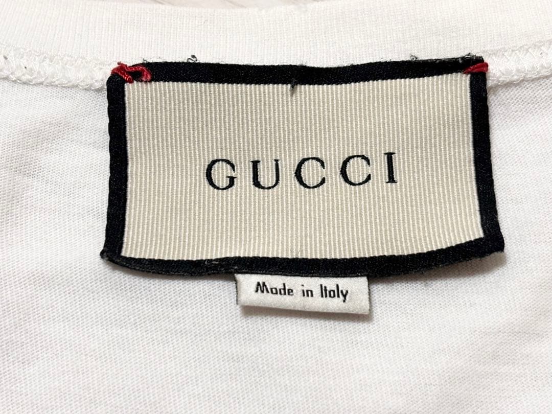 GUCCI 虎タイガー　プリント 白Tシャツ
