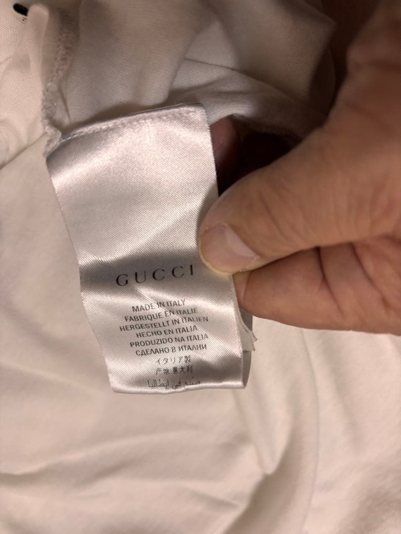 GUCCI 虎タイガー　プリント 白Tシャツ