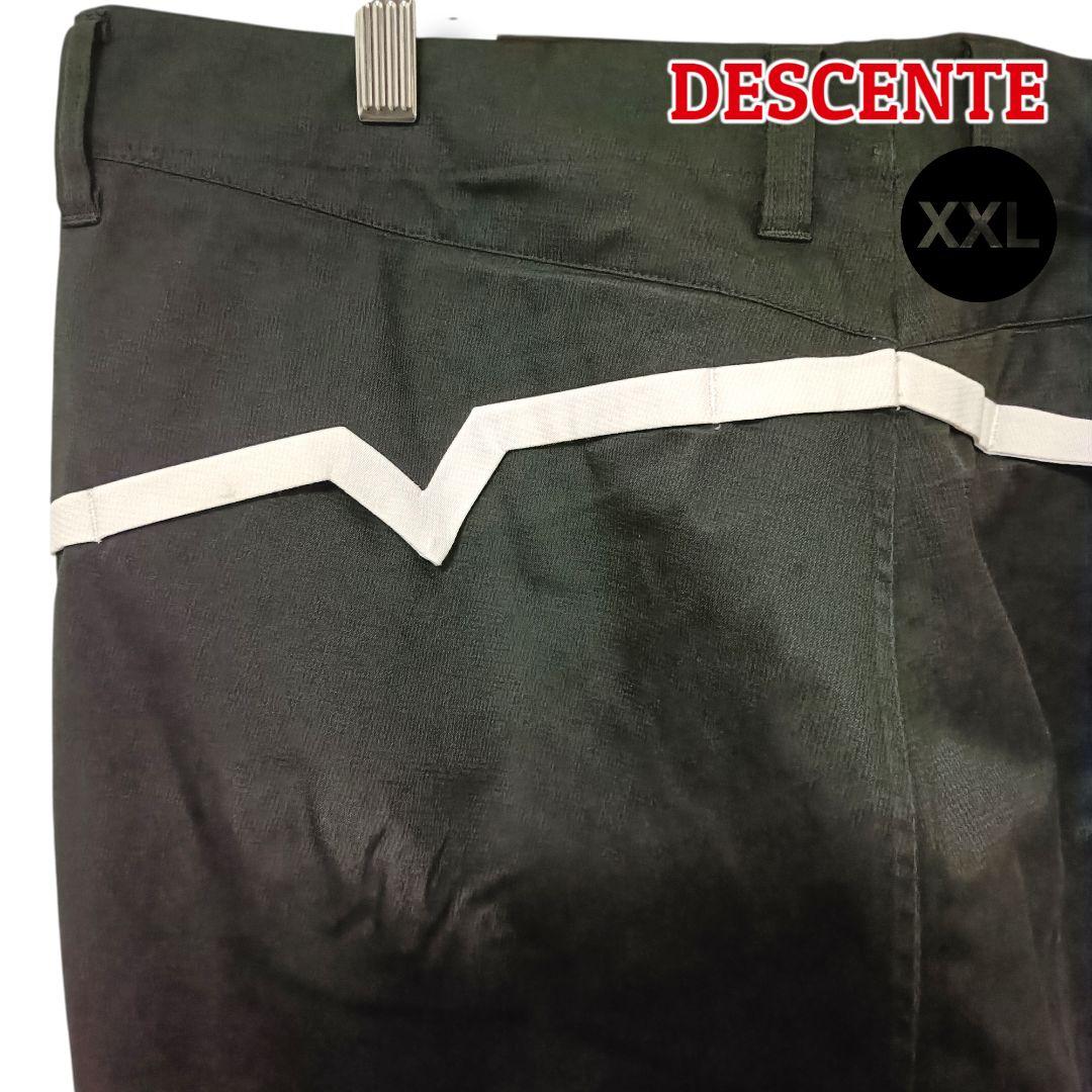 【大人の後ろ姿】DESCENTEデサント パンツ XXL ブラック メンズゴルフ