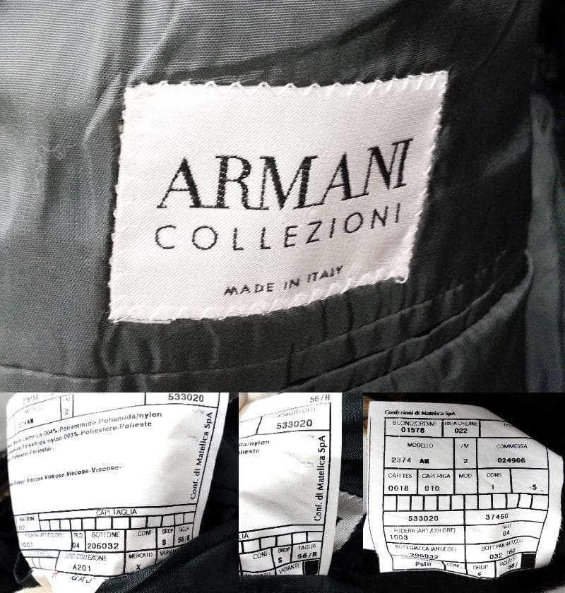ARMANI　COLLECTION　アルマーニ　 ダブルブレスト　スーツセット