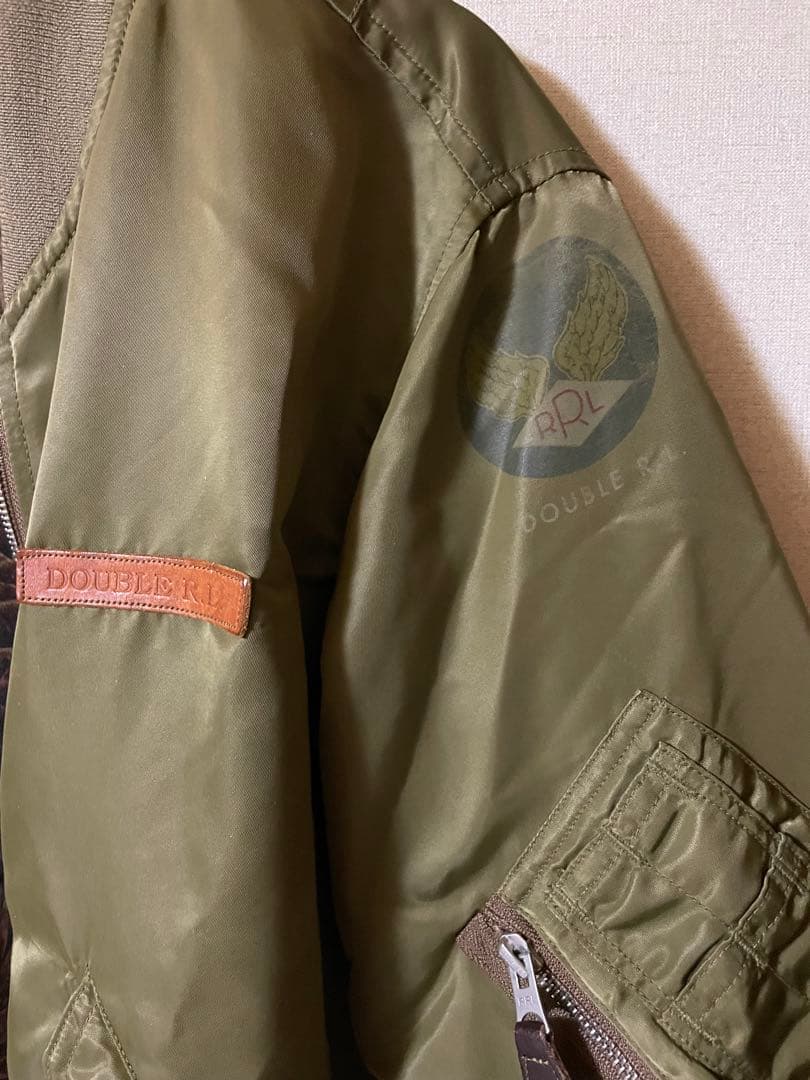 RRL ダブルアールエル MA-1 フライトジャケット B'z稲葉 リバーシブル