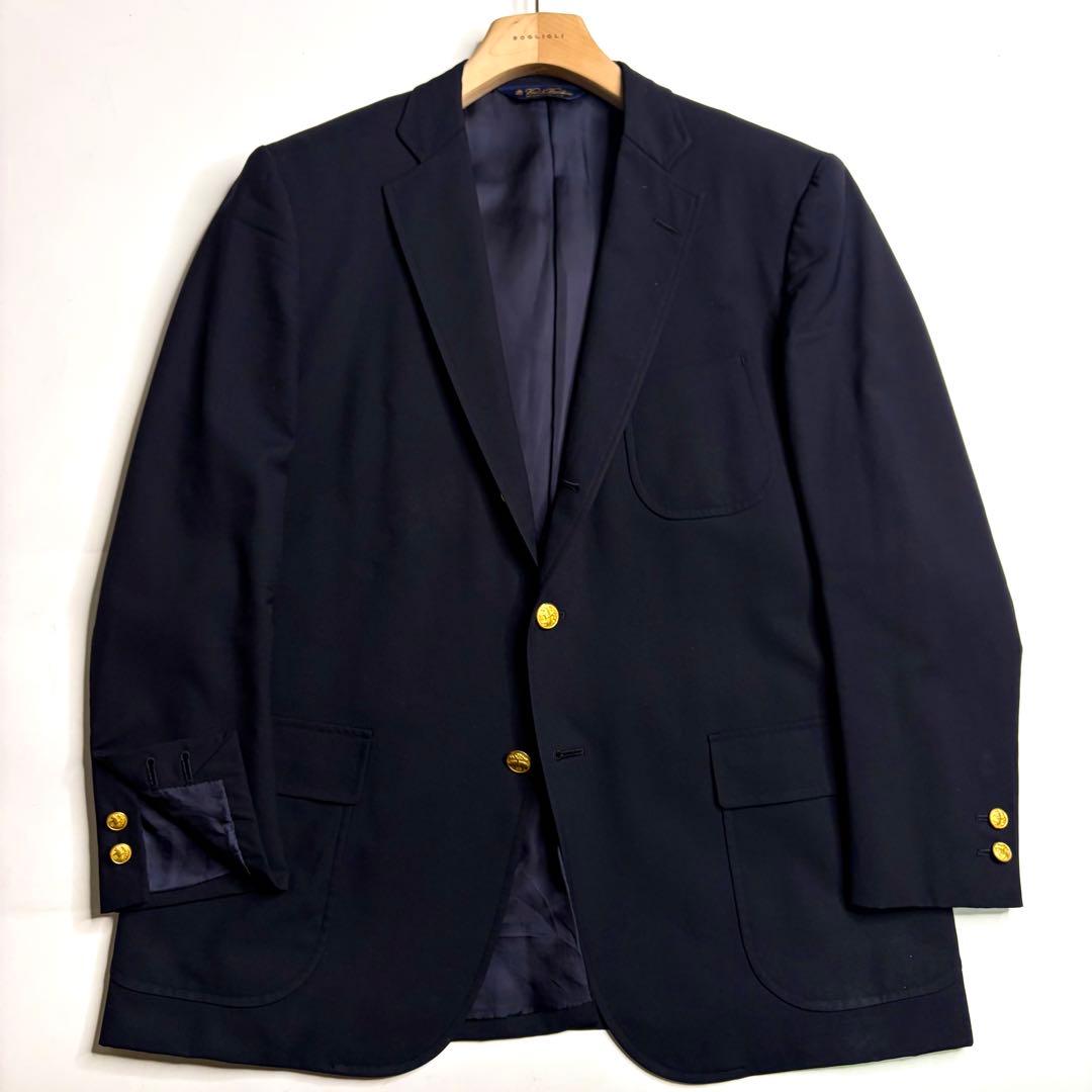 Brooks Brothers MADISON カノニコ 金ボタン 紺ブレ 42