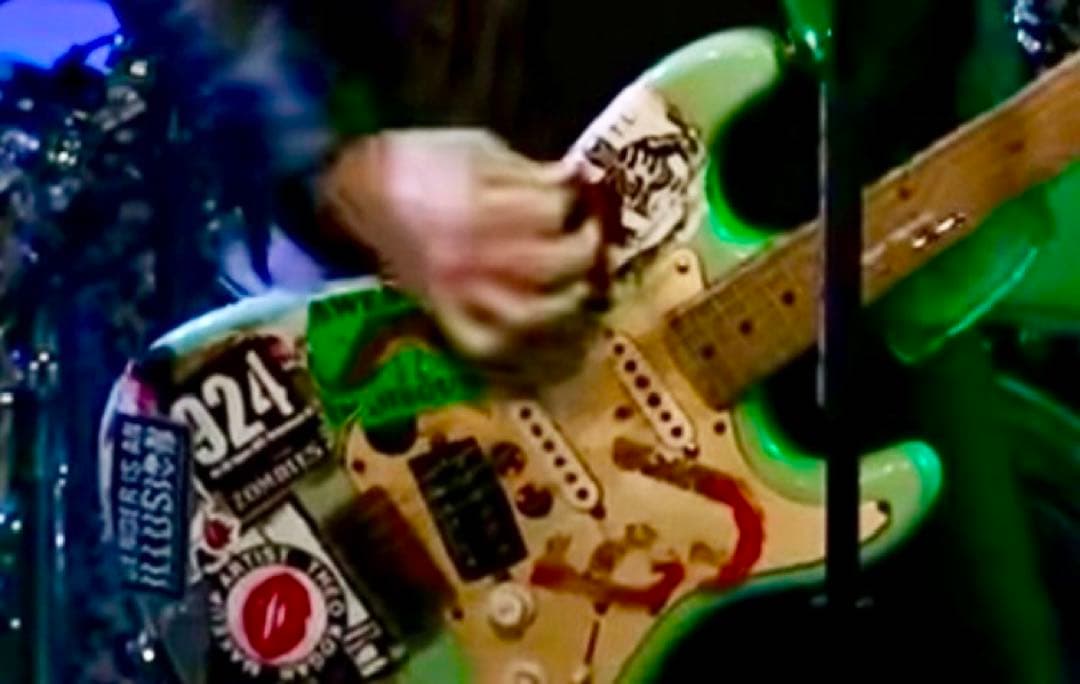 Greenday ビリージョー ギターステッカー