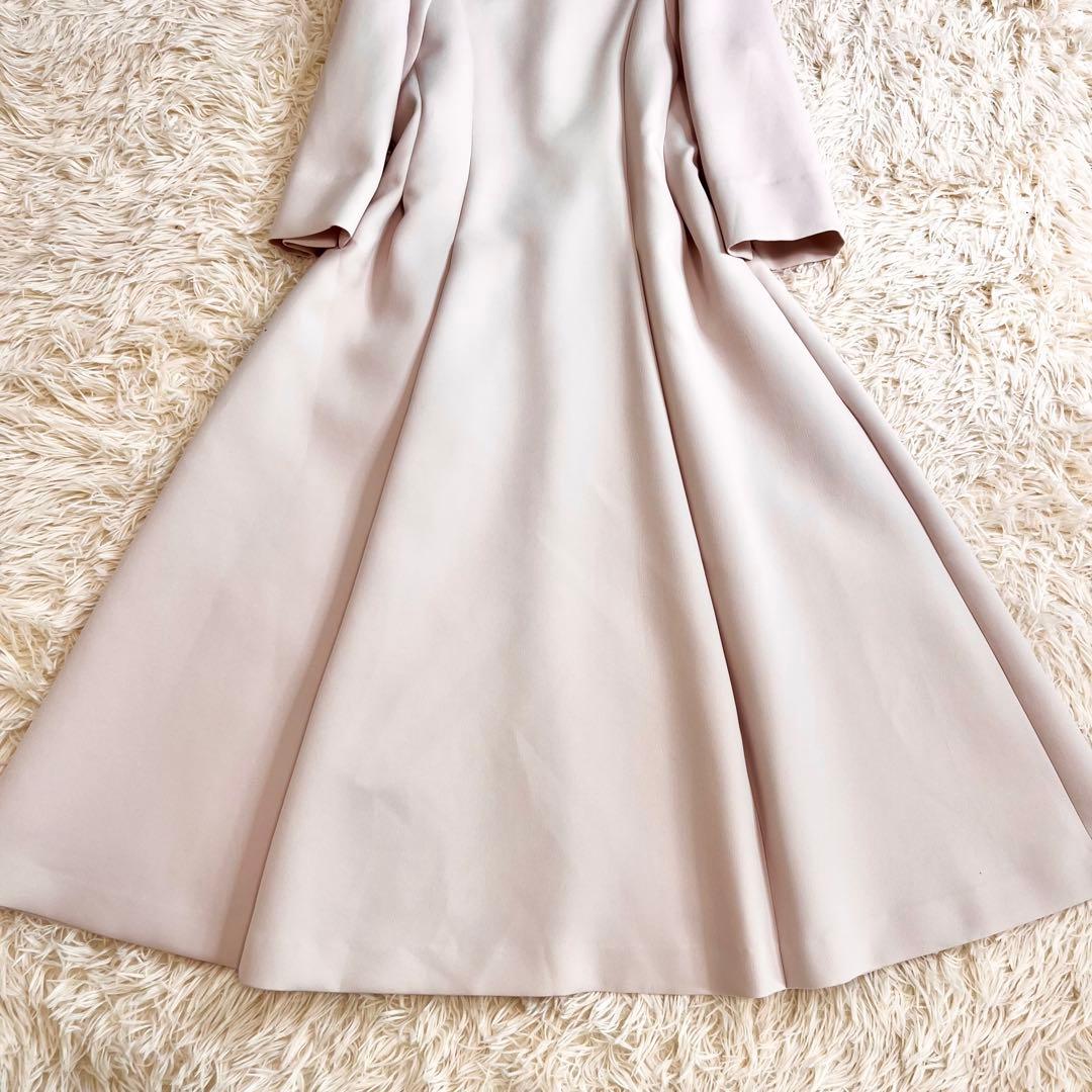 美品✨セルフォード トリプルクロスワンピース フレア ひざ丈 ピンク 38
