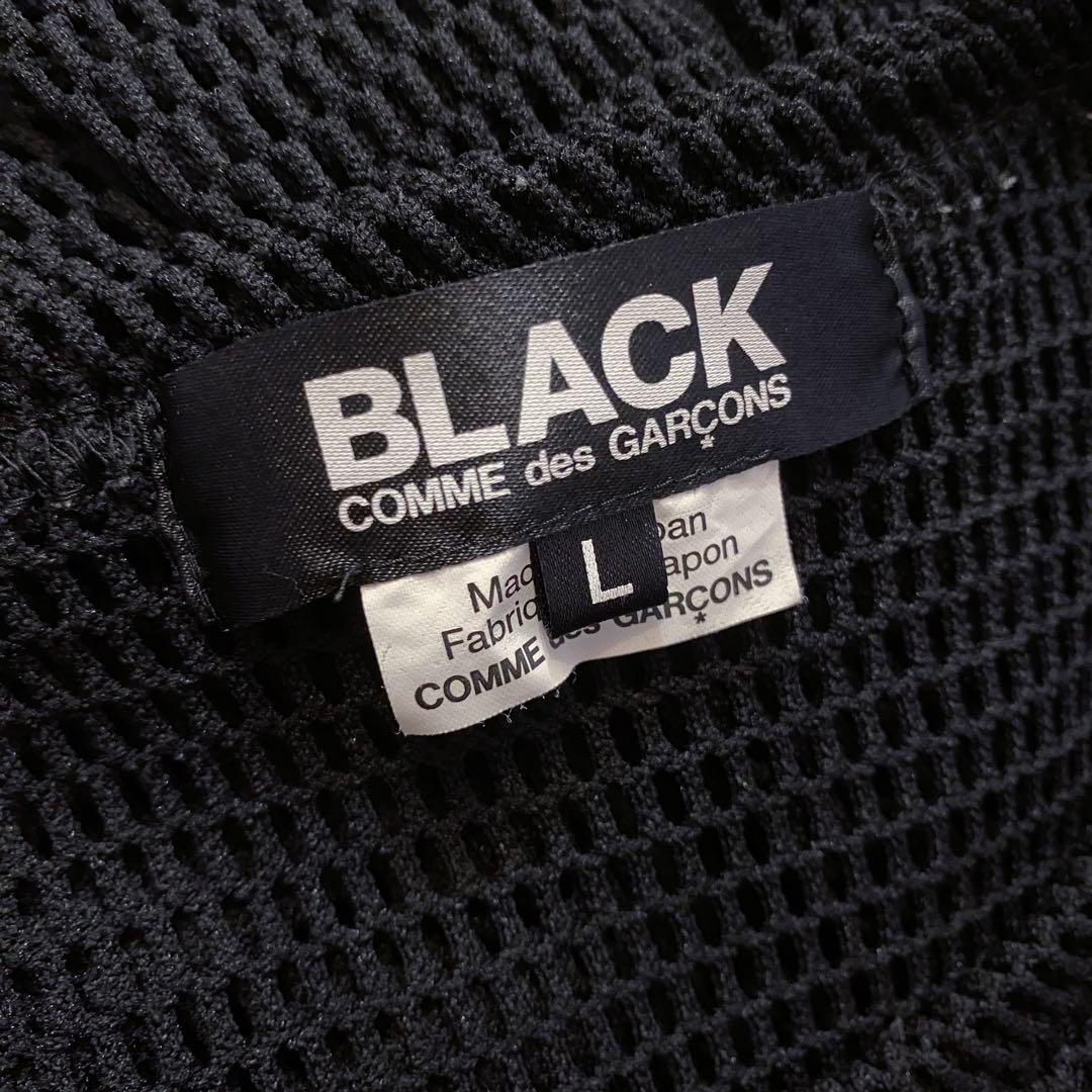 BLACK COMME des GARCONS メッシュTシャツ 半袖 黒