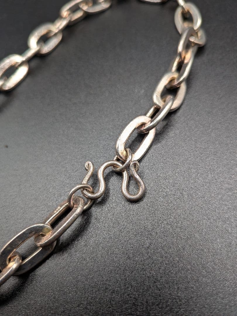 Sterling Silver 純銀・60グラムSV925刻印チェーンネックレス