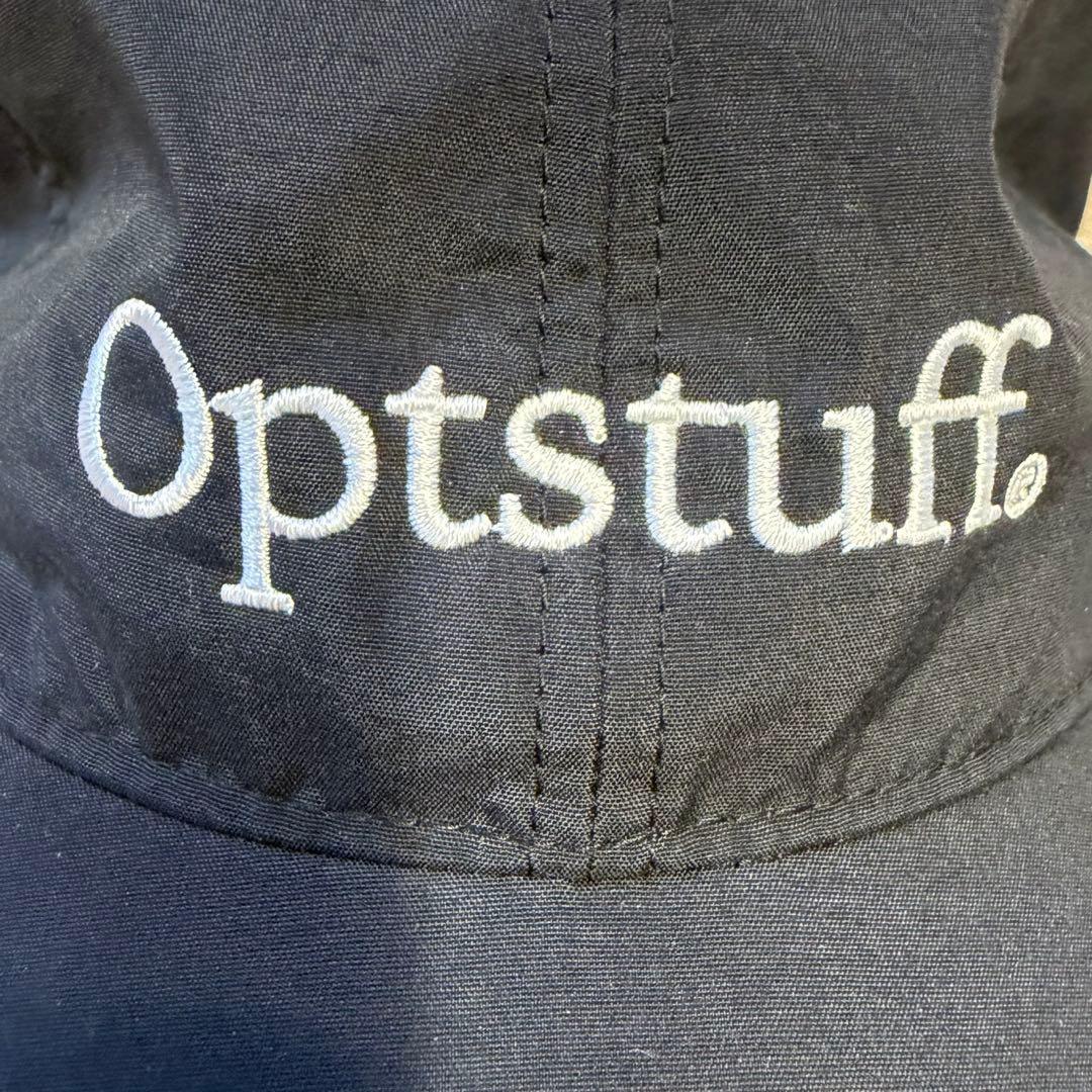 OPTSTUFF 6PANEL NYLON CAP (BLACK) オプトスタフ