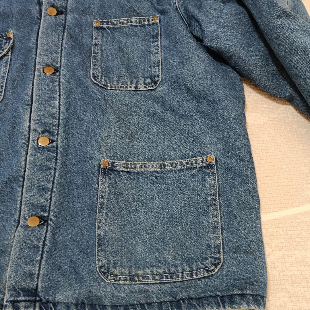 ボ*帳様 美品希少USA製 Key 70sヴィンテージデニムカバーオールジャケッ
